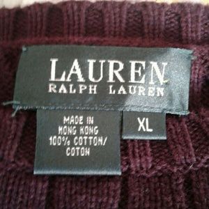 Ralph Lauren Sweaters - LRL Cable Knit Cotton Sweater L/XL Ralph Lauren Sweaters - LRL Cable Knit Cotton Sweater L/XL